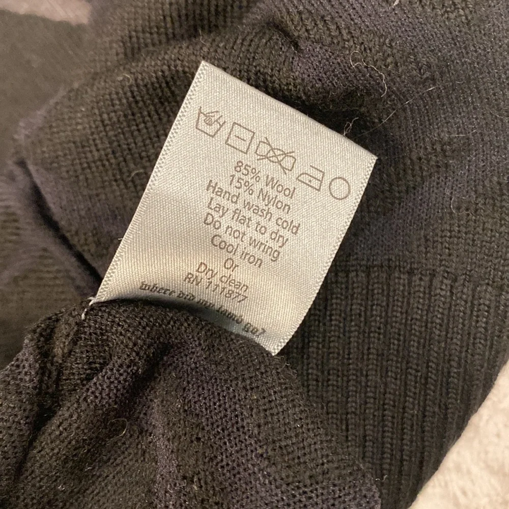 L.A.M.B. Black sheer knit top - Picture 8 of 8